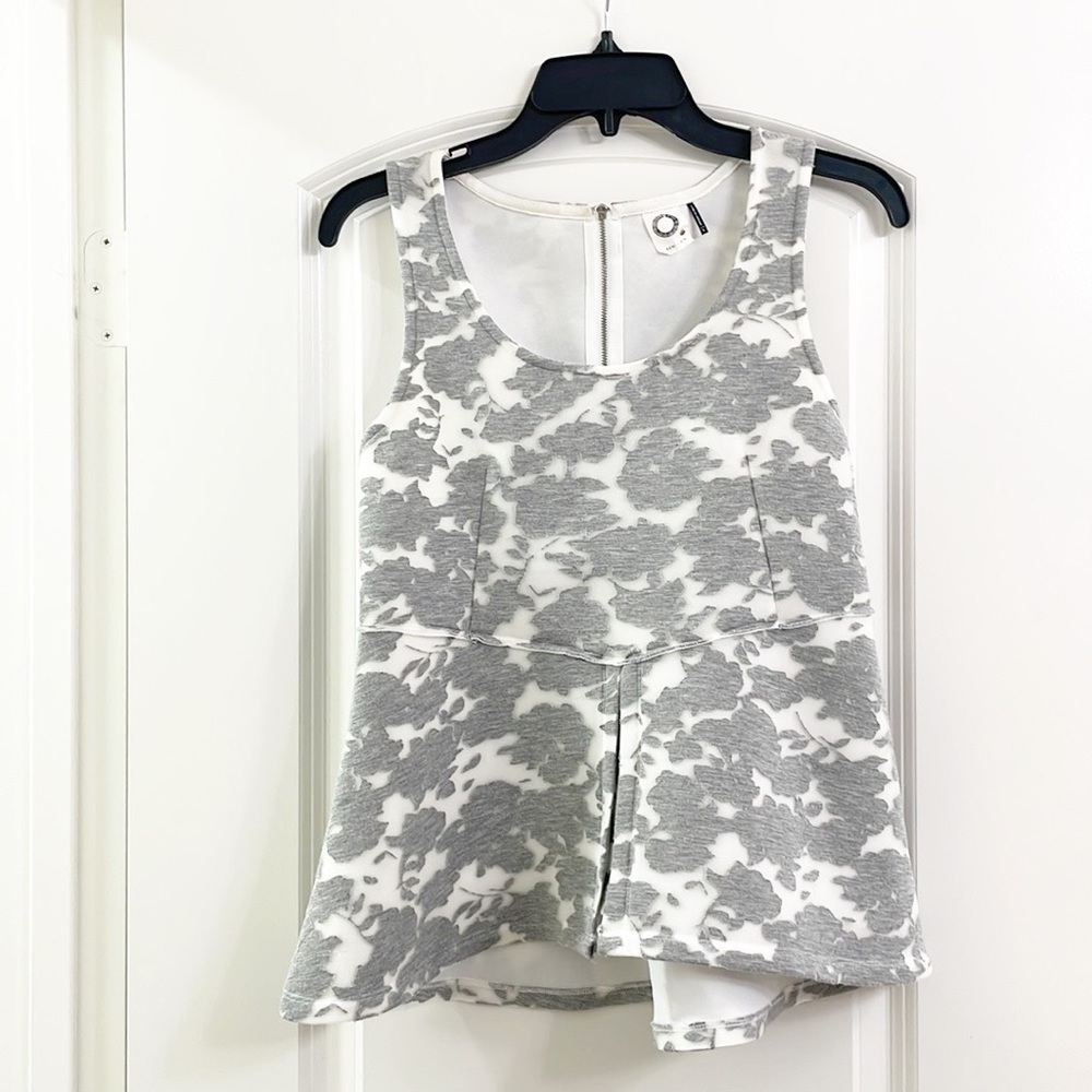 Akemi + Kin floral print lace overlay sleeveless top